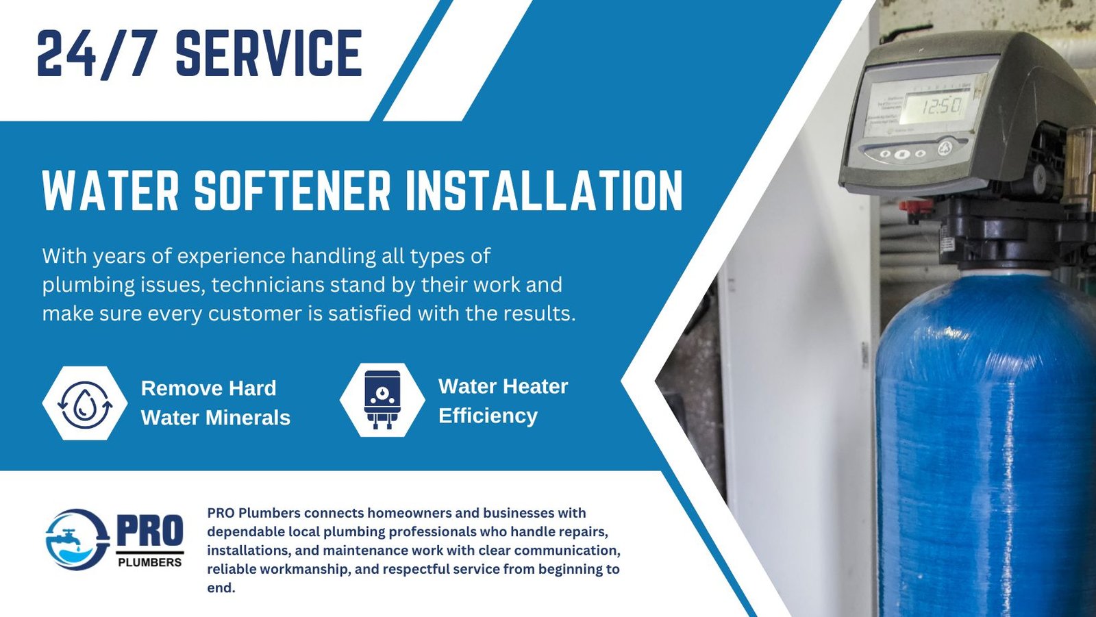 Water softener installation in Stevenson Ranch, CA